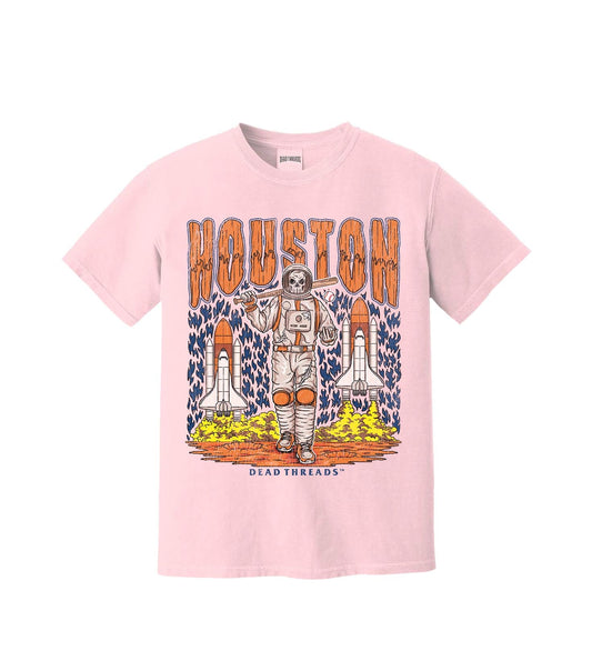 HOUSTON BASEBALL - PINK – T-Shirt – Dead Threads Apparel
