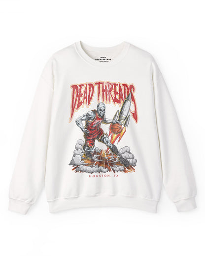 HOUSTON BASKETBALL - CREWNECK SWEATSHIRT – Sweatshirt – Dead Threads Apparel