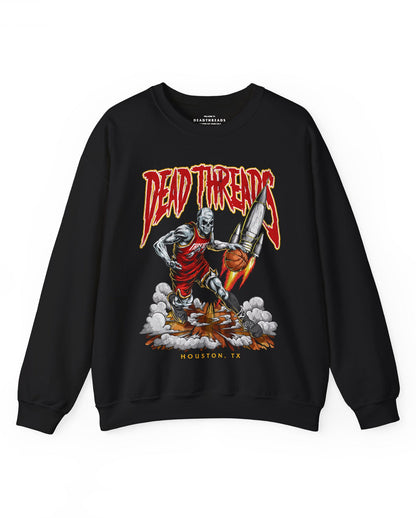 HOUSTON BASKETBALL - CREWNECK SWEATSHIRT – Sweatshirt – Dead Threads Apparel