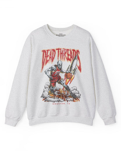 HOUSTON BASKETBALL - CREWNECK SWEATSHIRT – Sweatshirt – Dead Threads Apparel