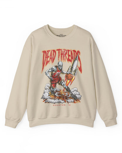 HOUSTON BASKETBALL - CREWNECK SWEATSHIRT – Sweatshirt – Dead Threads Apparel