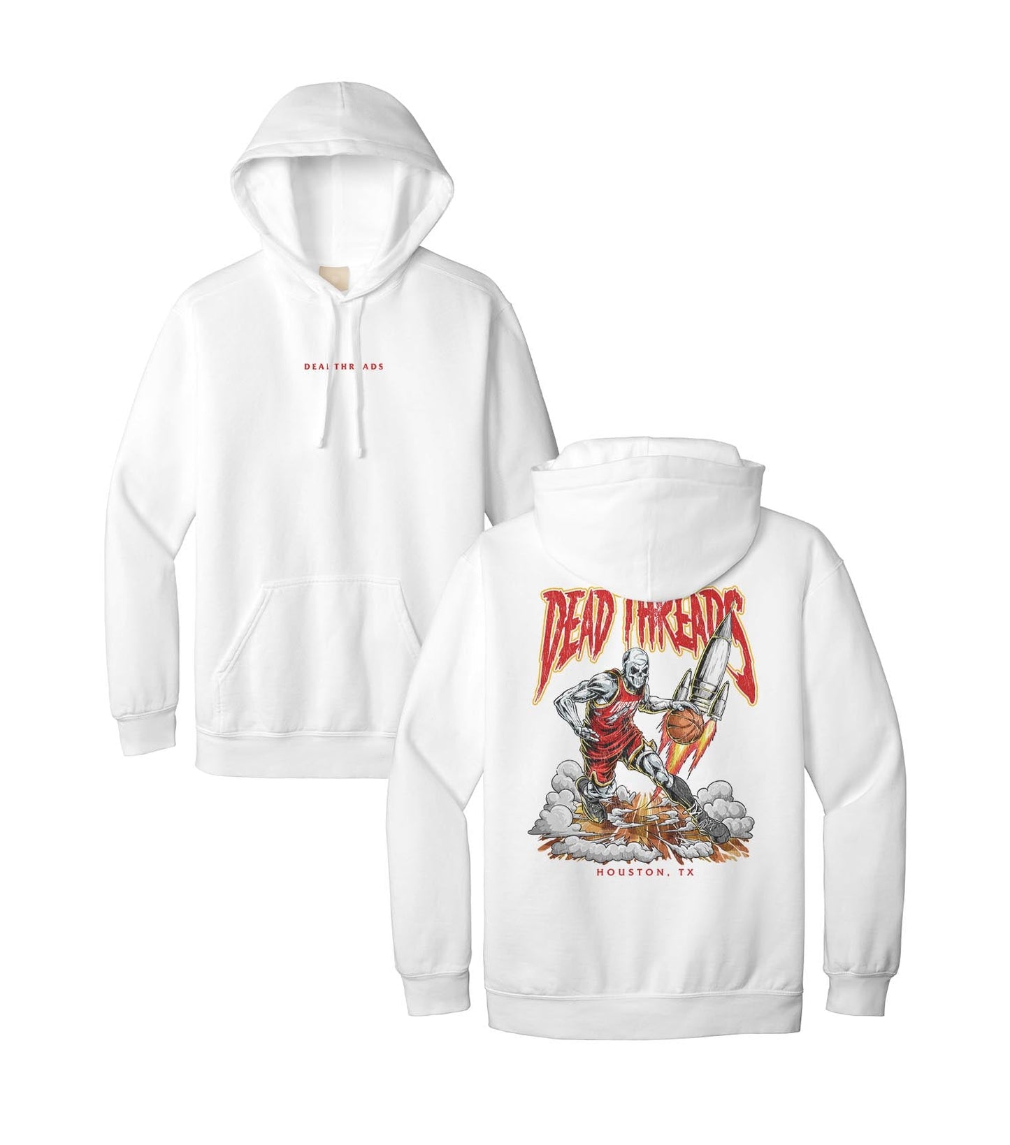 HOUSTON BASKETBALL - “DT ESSENTIAL" HOODIE – Hoodie – Dead Threads Apparel