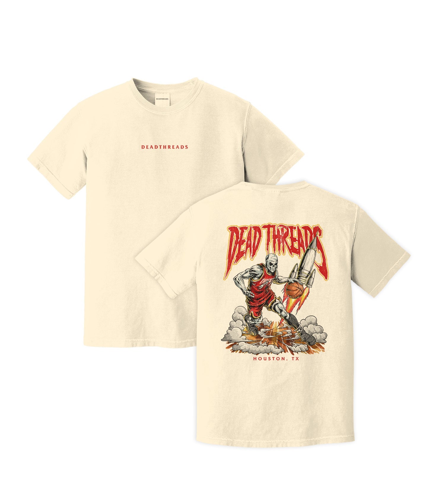 HOUSTON BASKETBALL - “DT ESSENTIAL" PREMIUM T - SHIRT – T-Shirt – Dead Threads Apparel