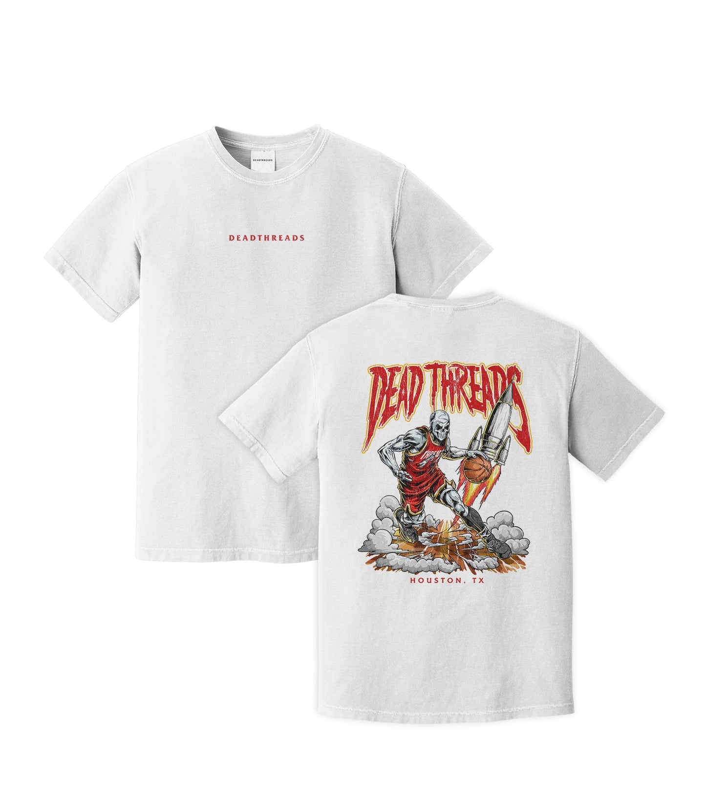HOUSTON BASKETBALL - “DT ESSENTIAL" PREMIUM T - SHIRT – T-Shirt – Dead Threads Apparel