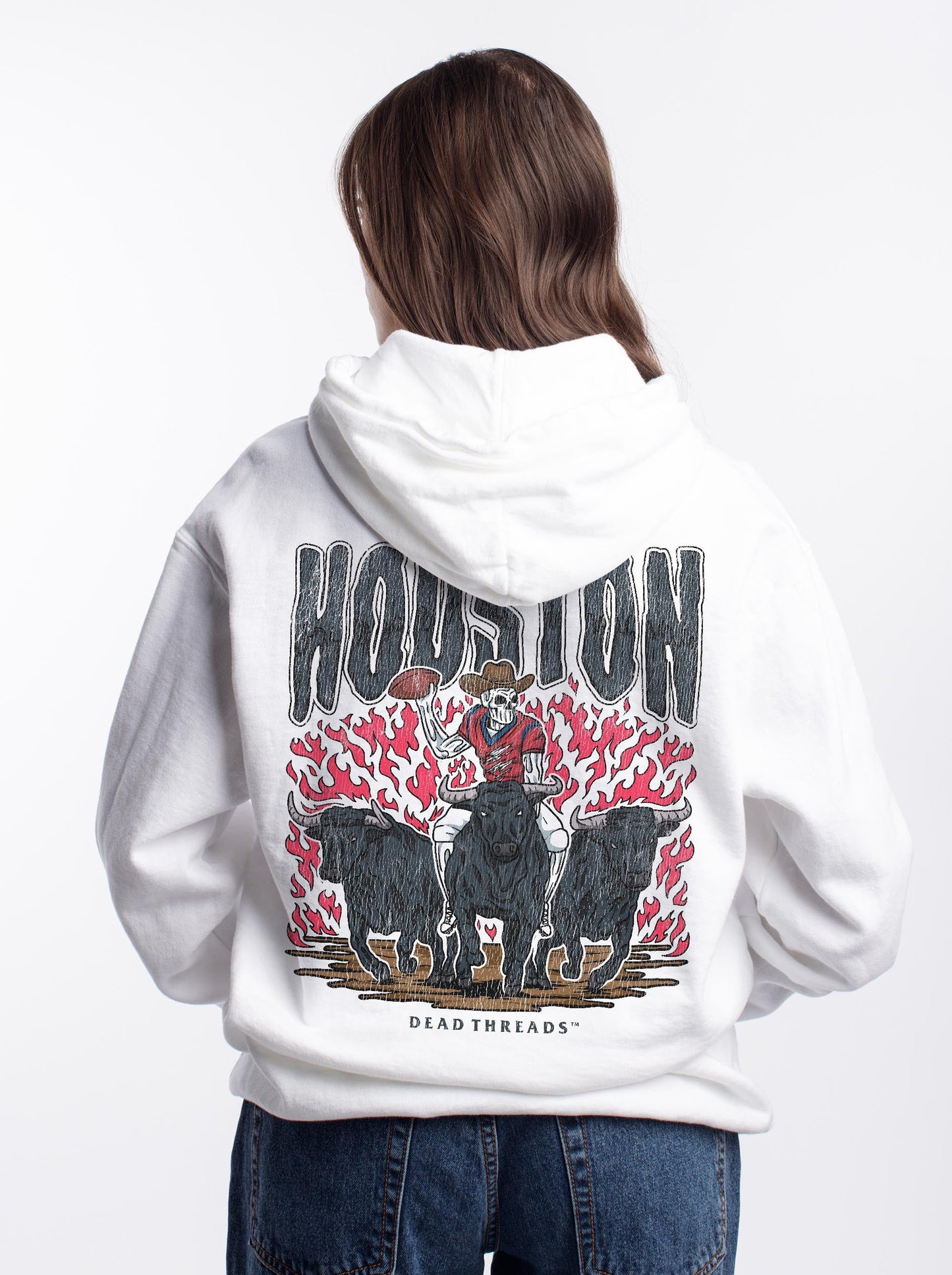 HOUSTON FOOTBALL - “DT ESSENTIAL" HOODIE – Hoodie – Dead Threads Apparel