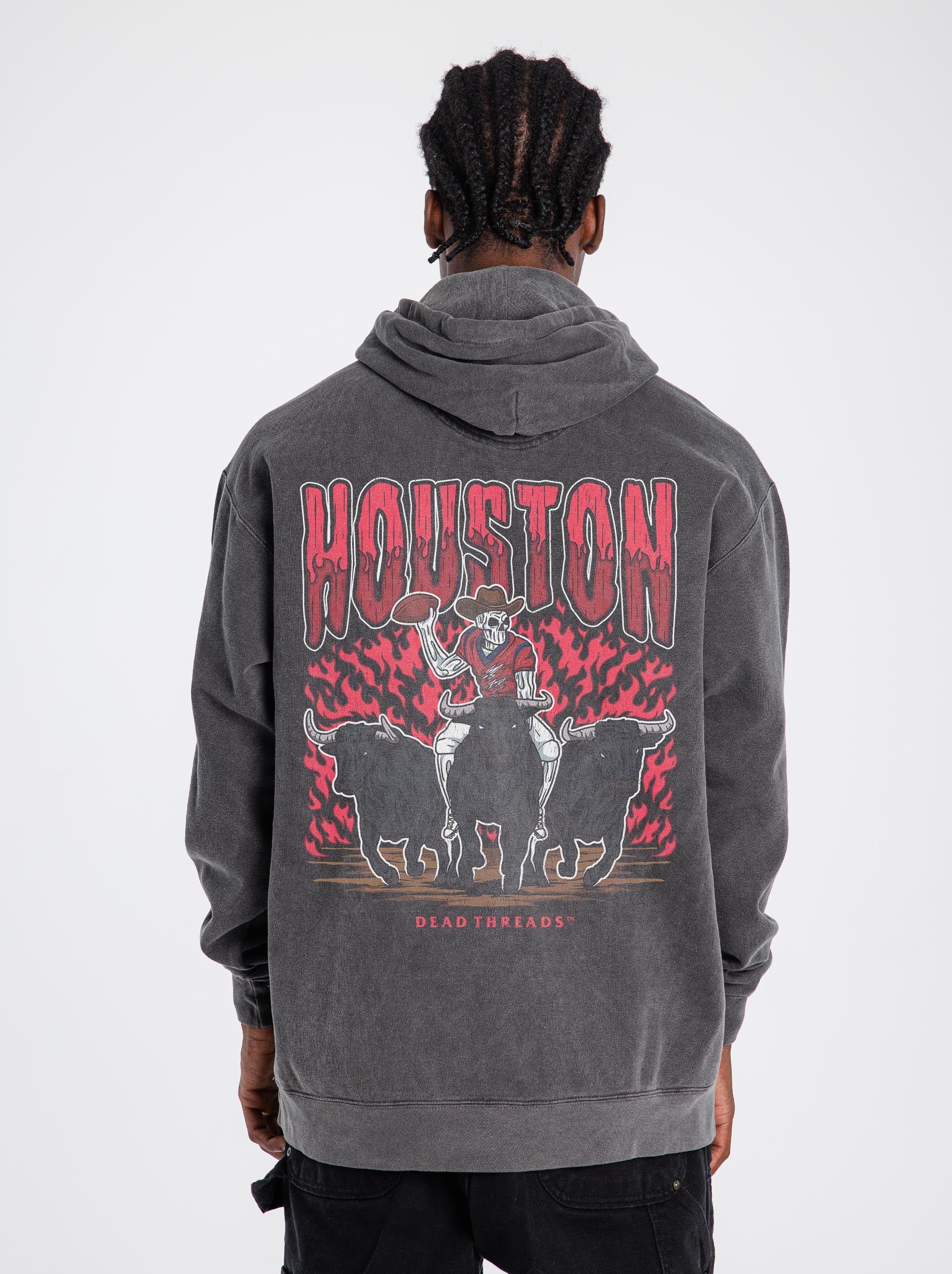 HOUSTON FOOTBALL - “DT ESSENTIAL" HOODIE – Hoodie – Dead Threads Apparel