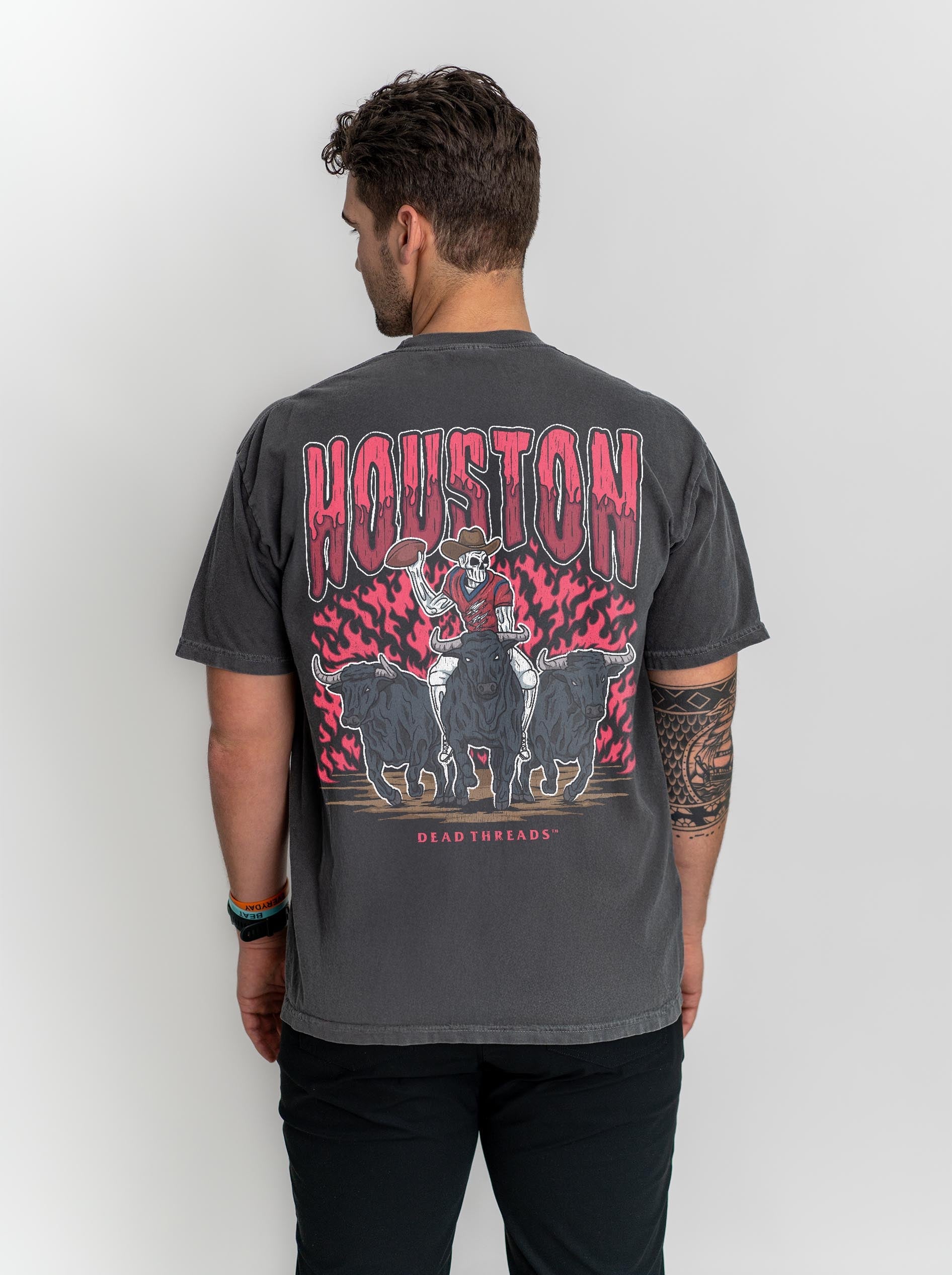 HOUSTON FOOTBALL - “DT ESSENTIAL" PREMIUM T - SHIRT – T-Shirt – Dead Threads Apparel