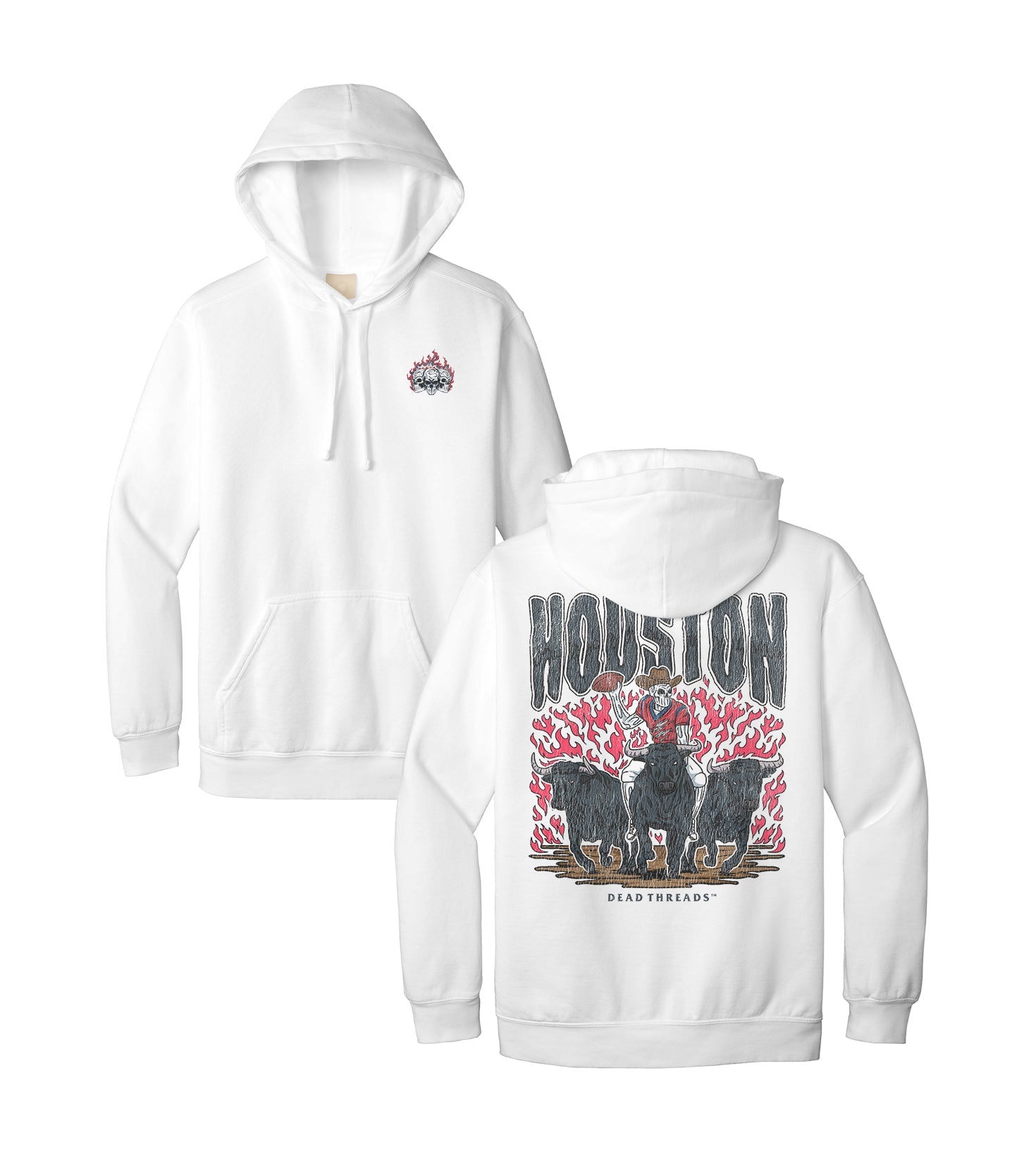 HOUSTON FOOTBALL - HOODIE – Hoodie – Dead Threads Apparel