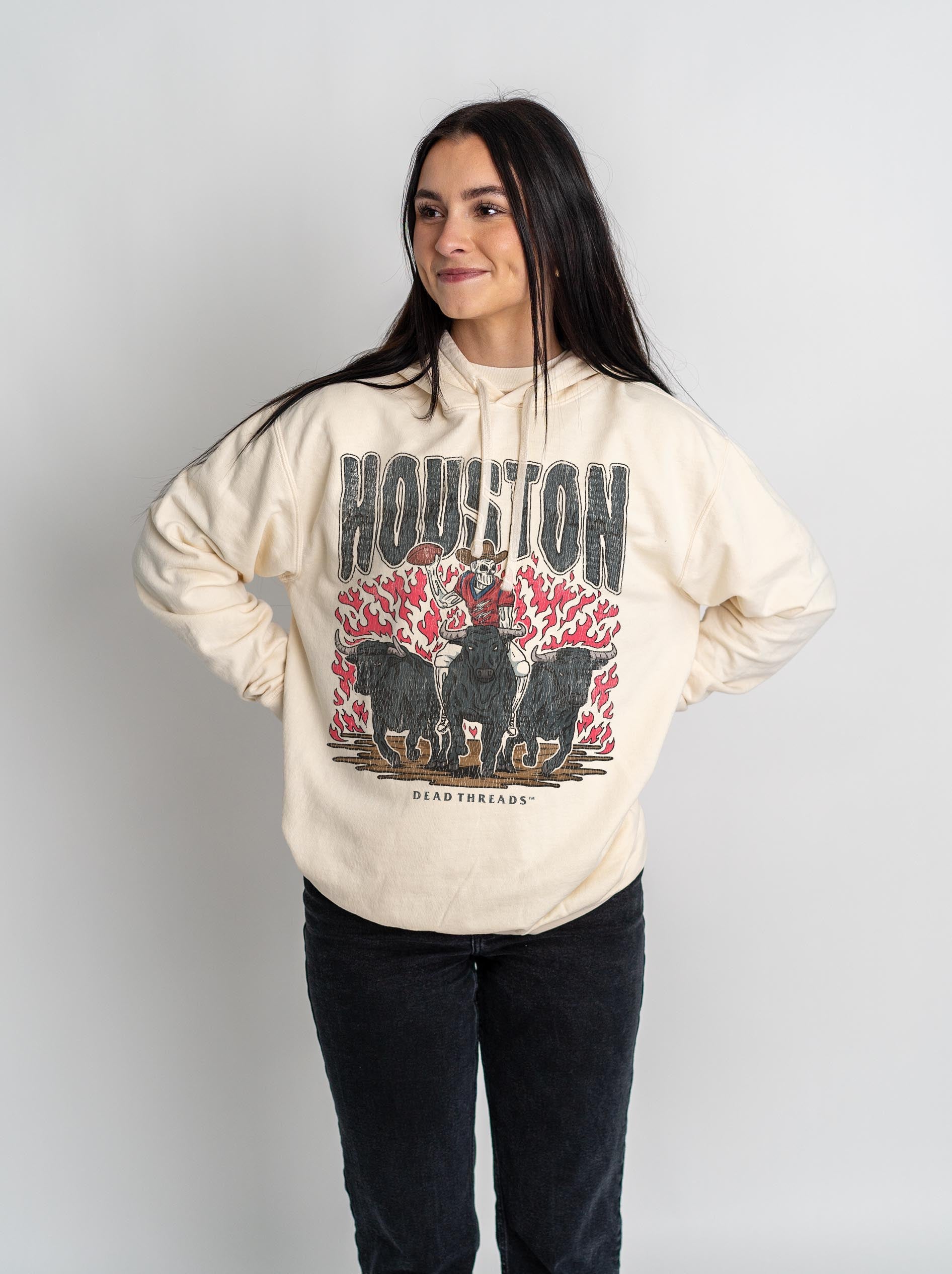 HOUSTON FOOTBALL - LIGHTWEIGHT HOODIE – Lightweight – Dead Threads Apparel