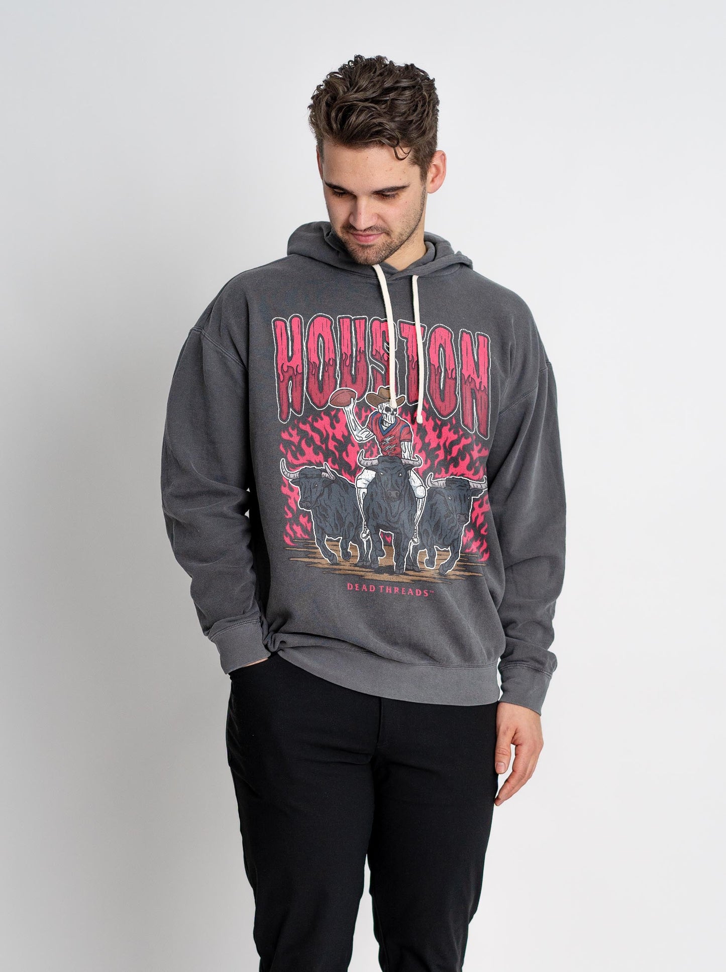 HOUSTON FOOTBALL - LIGHTWEIGHT HOODIE – Lightweight – Dead Threads Apparel
