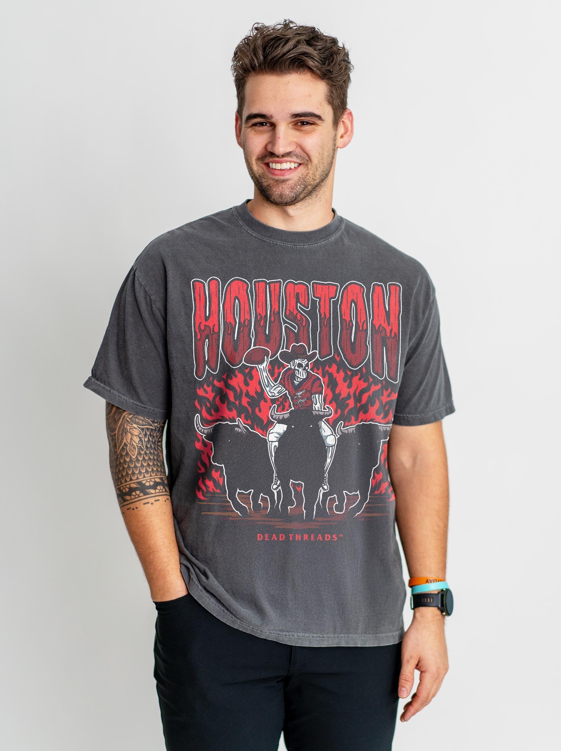 HOUSTON FOOTBALL – T-Shirt – Dead Threads Apparel