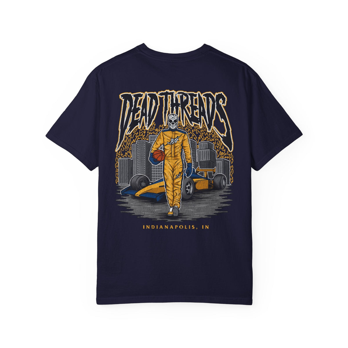 INDIANA BASKETBALL - “3 SKULL” PREMIUM T-SHIRT – T-Shirt – Dead Threads Apparel