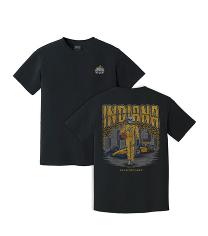 INDIANA BASKETBALL - “3 SKULL” PREMIUM T - SHIRT – T-Shirt – Dead Threads Apparel