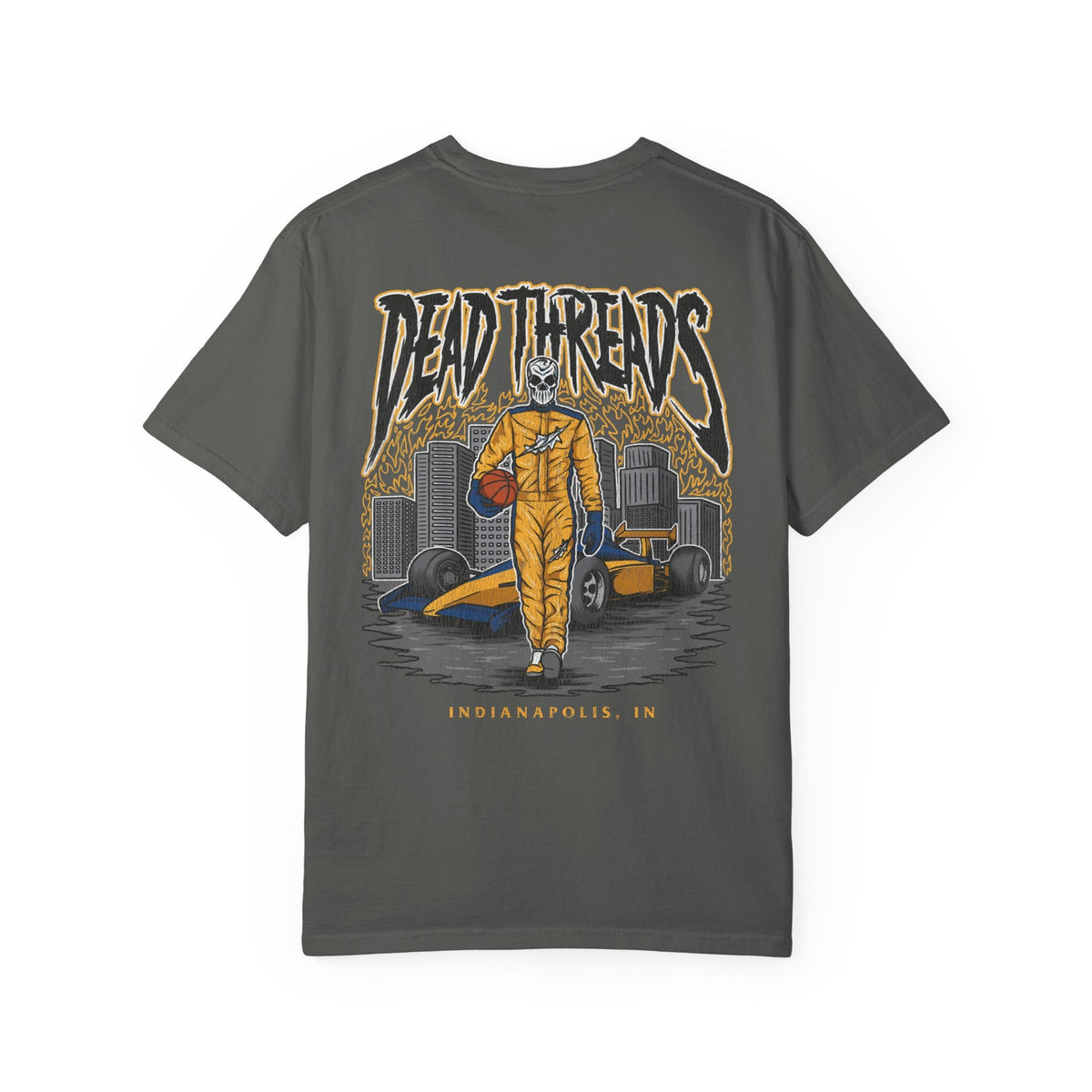 INDIANA BASKETBALL - “3 SKULL” PREMIUM T-SHIRT – T-Shirt – Dead Threads Apparel