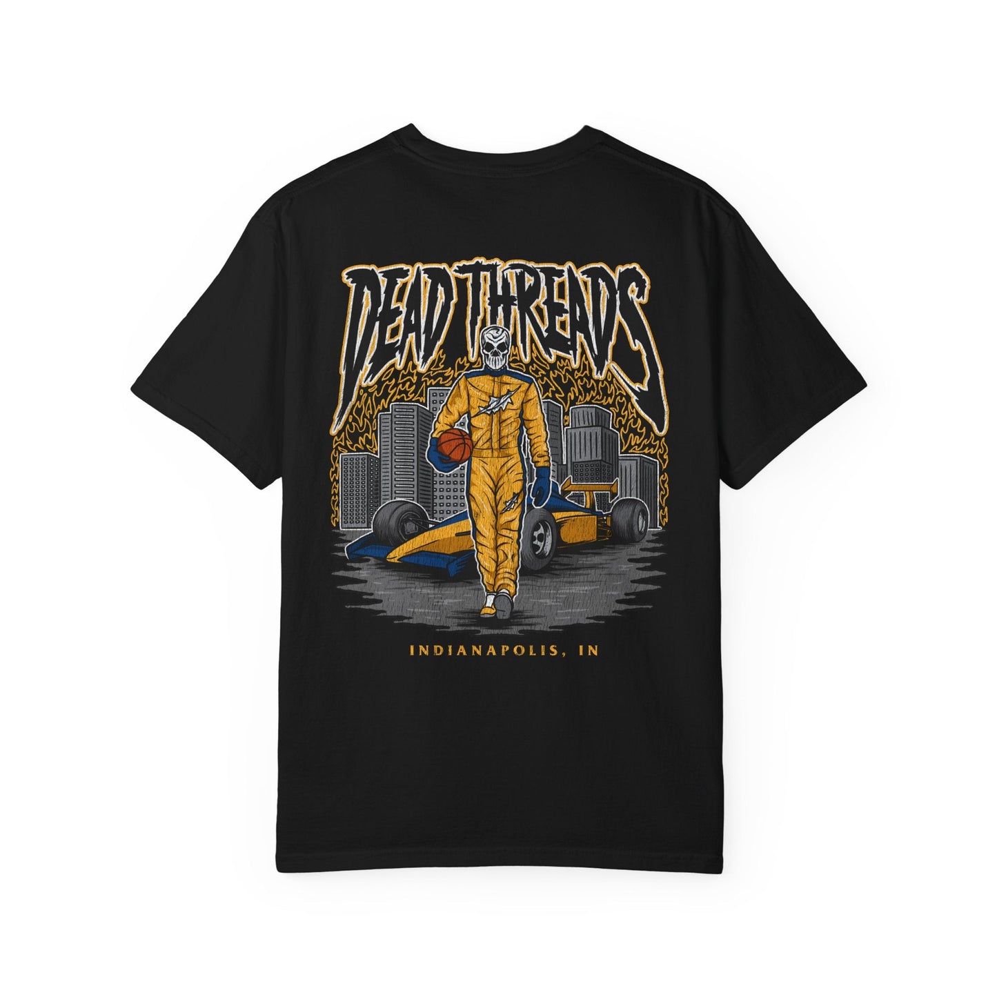 INDIANA BASKETBALL - “3 SKULL” PREMIUM T-SHIRT – T-Shirt – Dead Threads Apparel