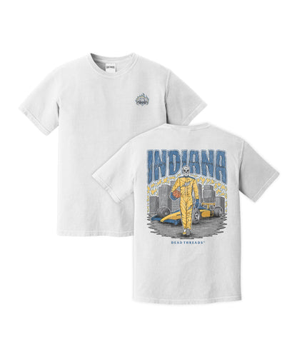 INDIANA BASKETBALL - “3 SKULL” PREMIUM T - SHIRT – T-Shirt – Dead Threads Apparel