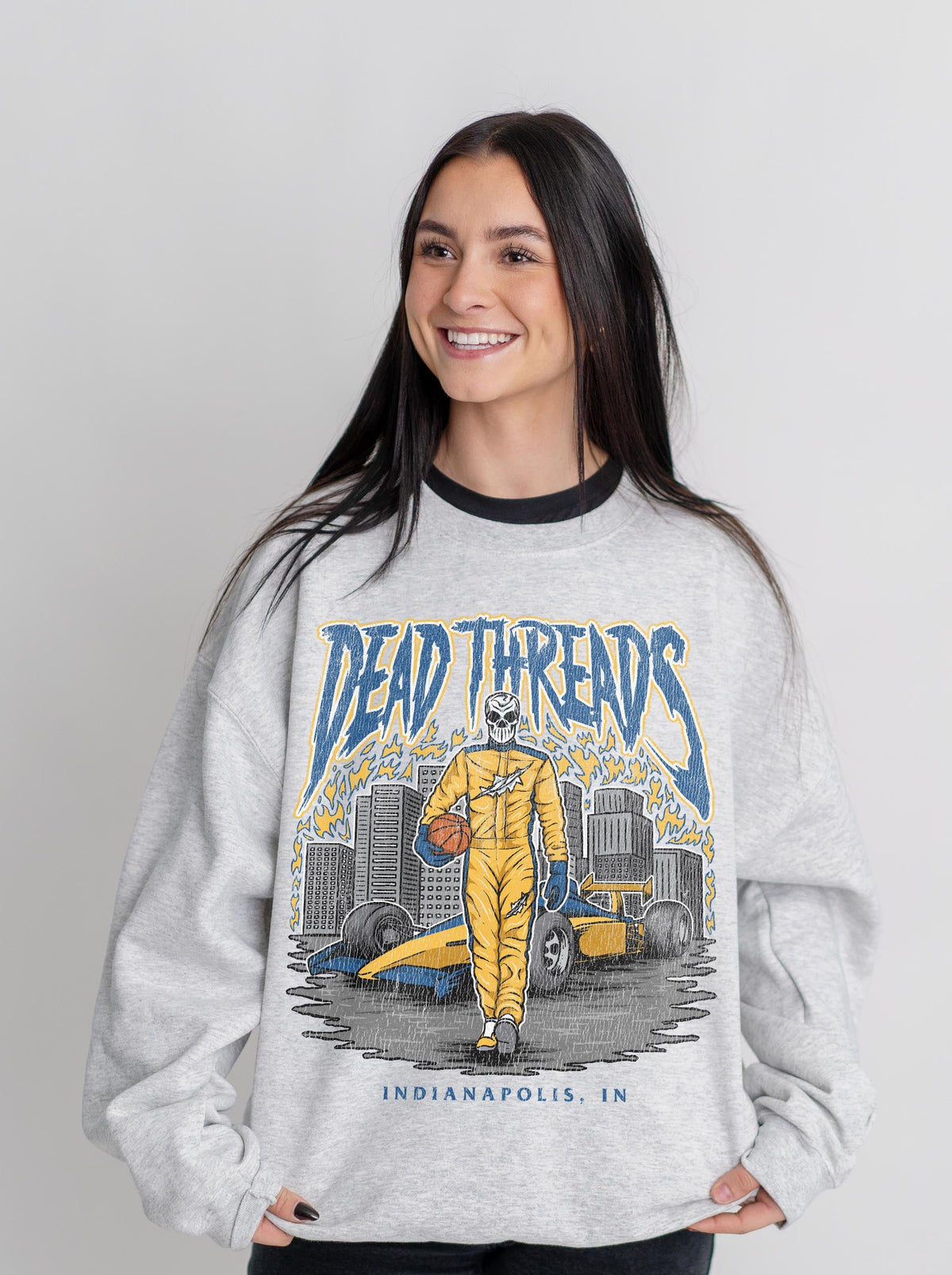 INDIANA BASKETBALL - CREWNECK SWEATSHIRT – Sweatshirt – Dead Threads Apparel