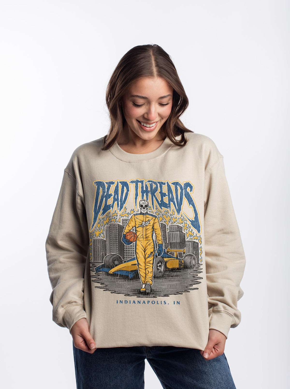 INDIANA BASKETBALL - CREWNECK SWEATSHIRT – Sweatshirt – Dead Threads Apparel