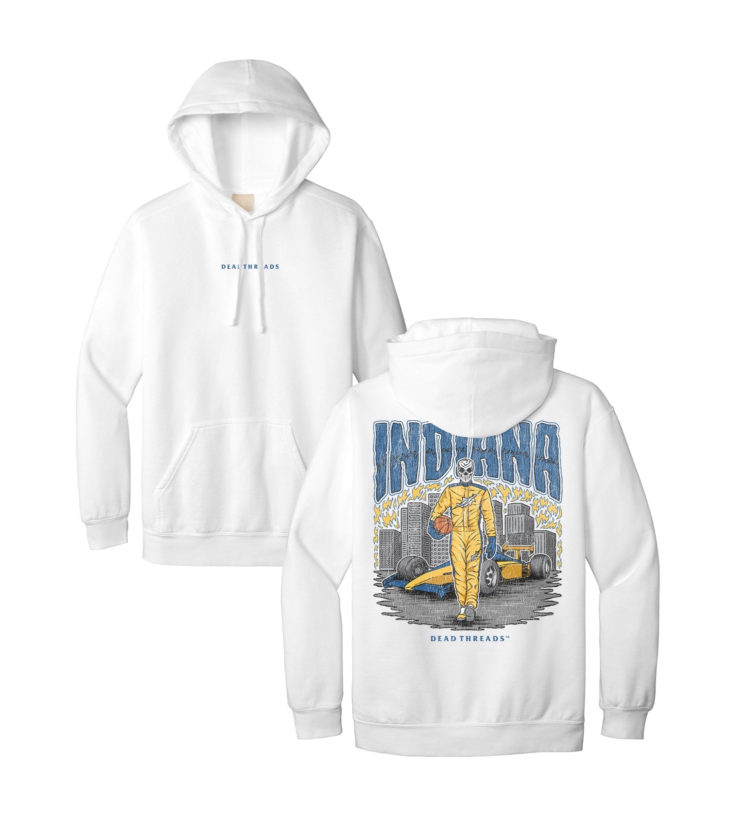 INDIANA BASKETBALL - “DT ESSENTIAL" HOODIE – Hoodie – Dead Threads Apparel