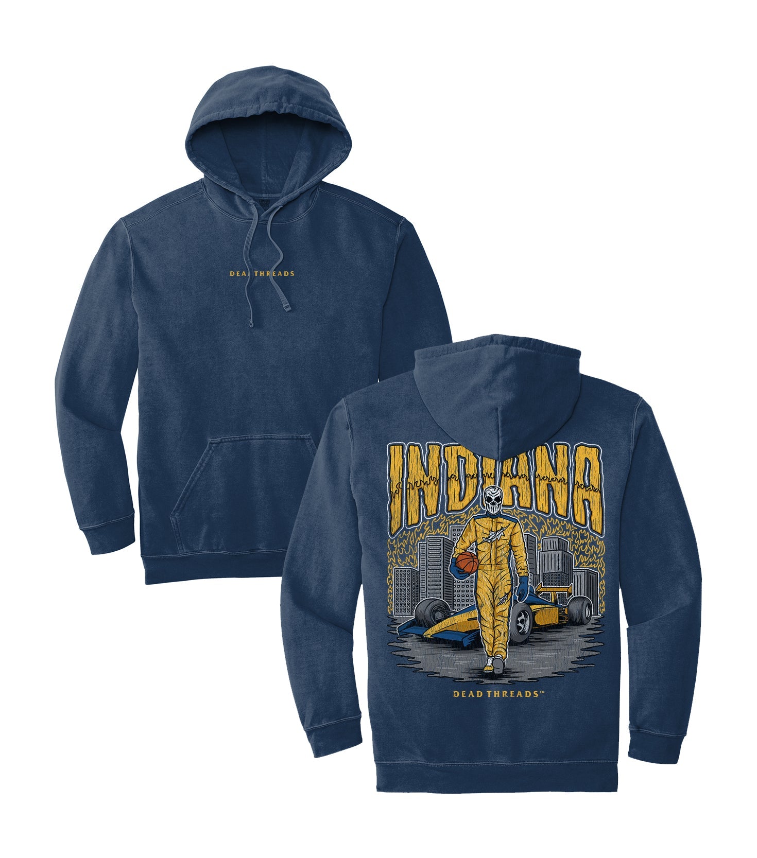 INDIANA BASKETBALL - “DT ESSENTIAL" HOODIE – Hoodie – Dead Threads Apparel