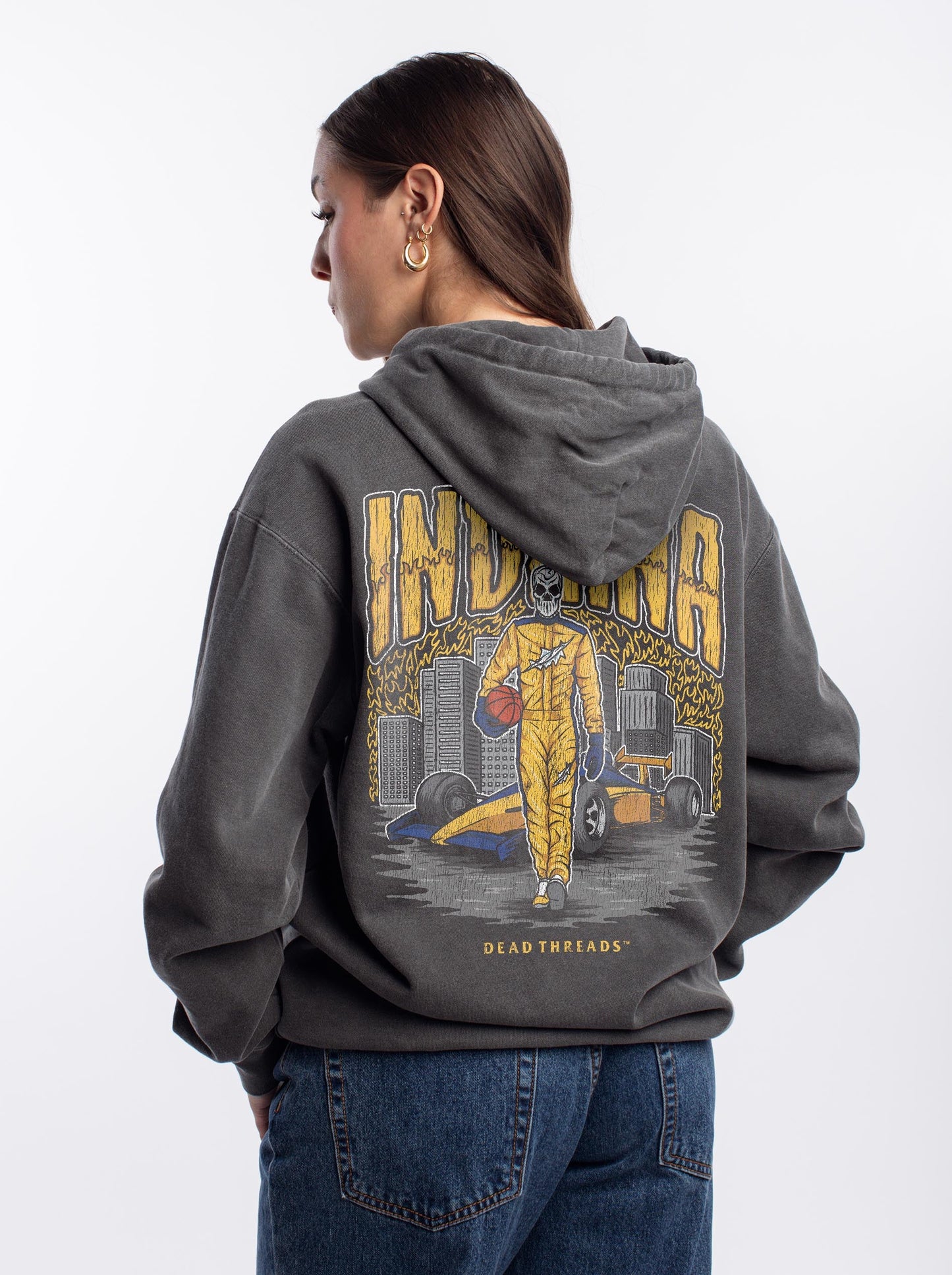 INDIANA BASKETBALL - “DT ESSENTIAL" HOODIE – Hoodie – Dead Threads Apparel