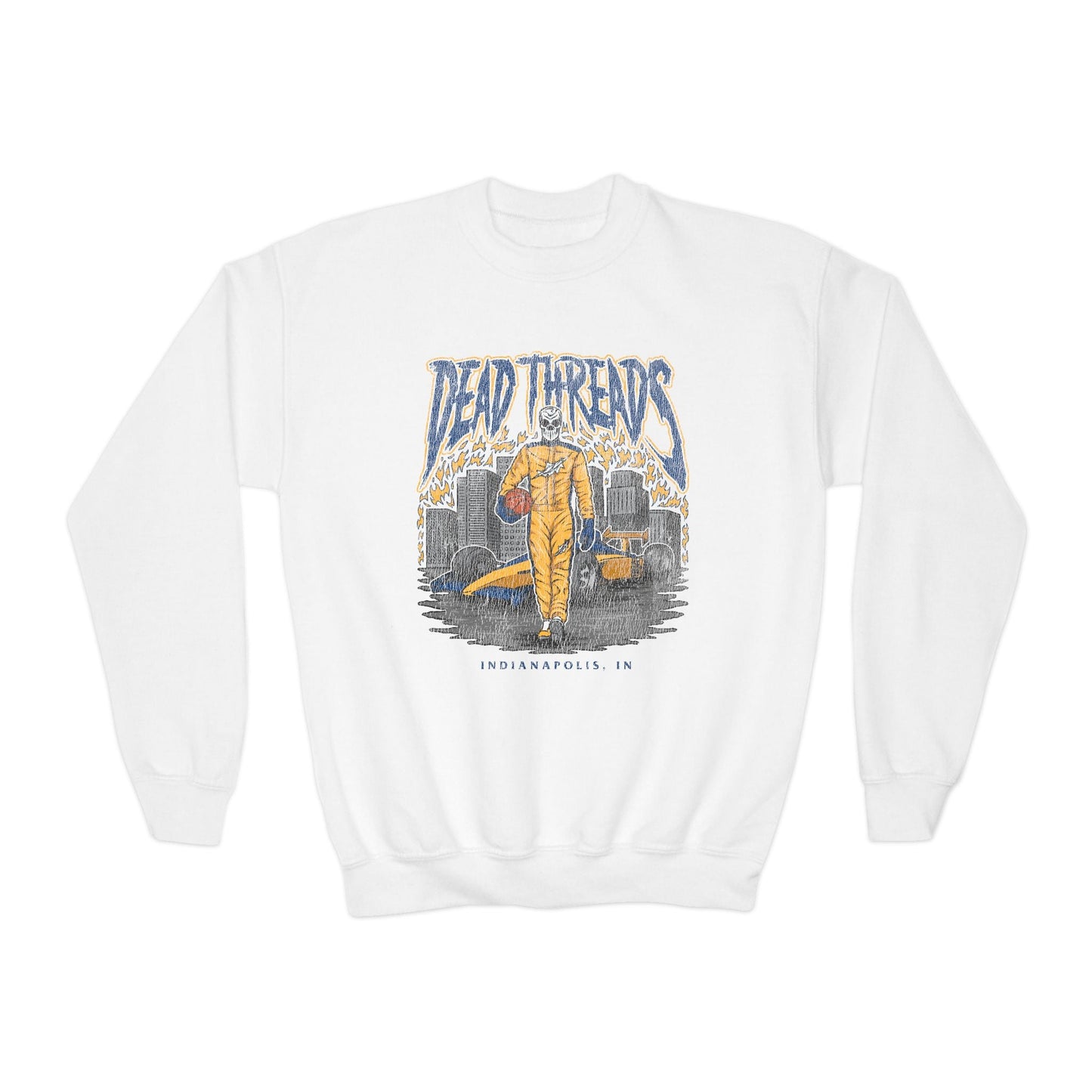 INDIANA BASKETBALL - KIDS CREWNECK SWEATSHIRT – Kids clothes – Dead Threads Apparel