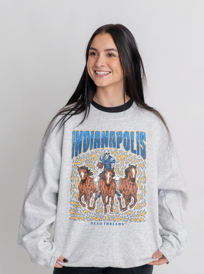 INDIANAPOLIS FOOTBALL CREWNECK SWEATSHIRT – Sweatshirt – Dead Threads Apparel