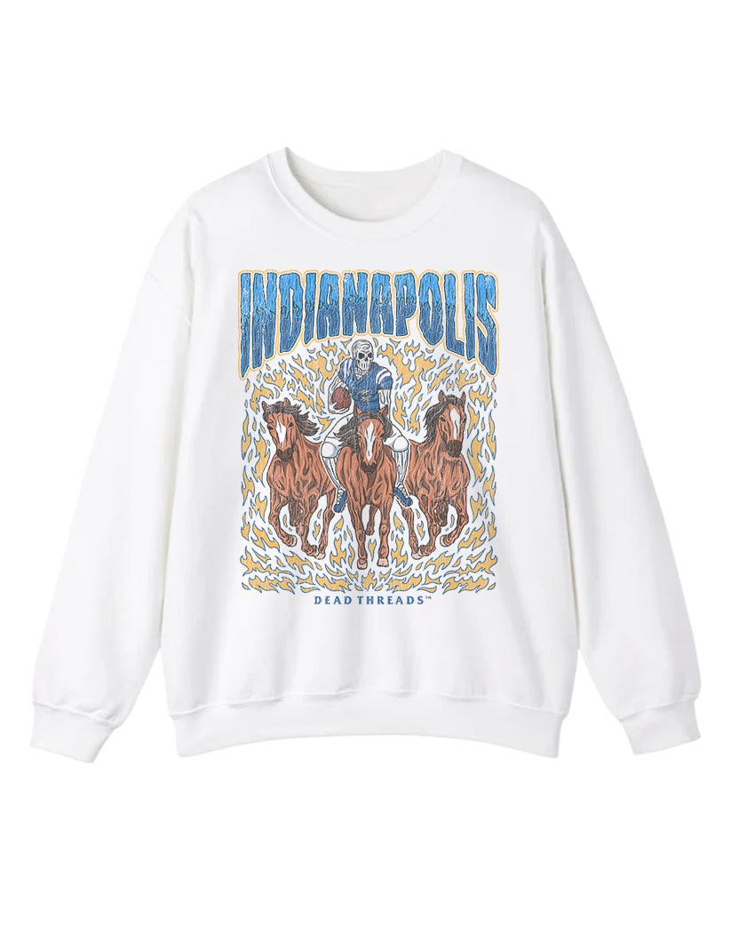 INDIANAPOLIS FOOTBALL CREWNECK SWEATSHIRT – Sweatshirt – Dead Threads Apparel