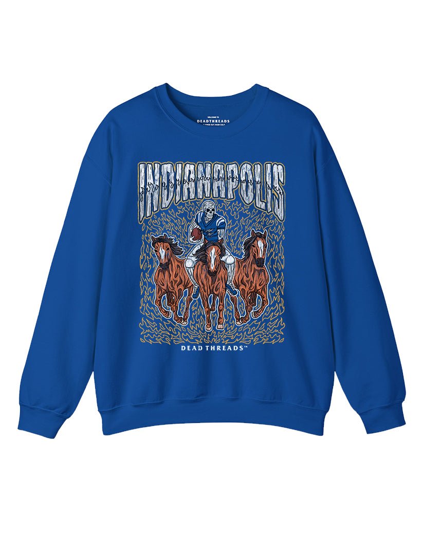 INDIANAPOLIS FOOTBALL CREWNECK SWEATSHIRT – Sweatshirt – Dead Threads Apparel