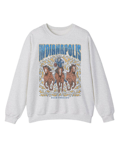 INDIANAPOLIS FOOTBALL CREWNECK SWEATSHIRT – Sweatshirt – Dead Threads Apparel