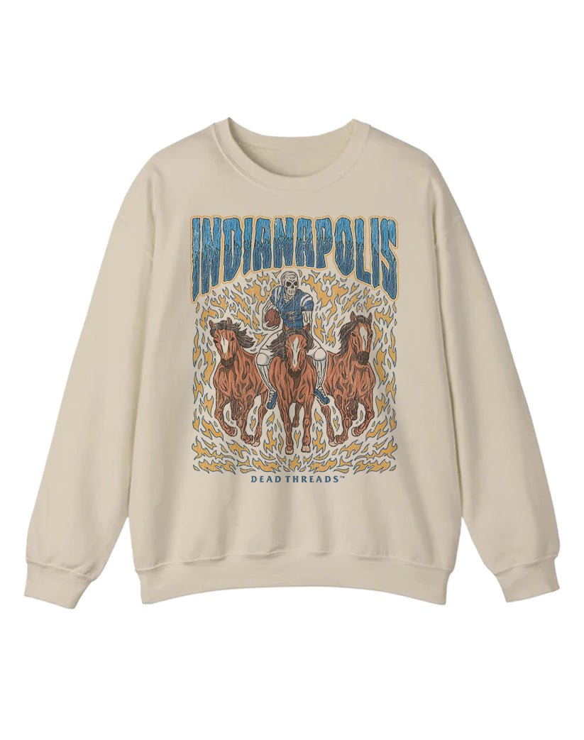 INDIANAPOLIS FOOTBALL CREWNECK SWEATSHIRT – Sweatshirt – Dead Threads Apparel