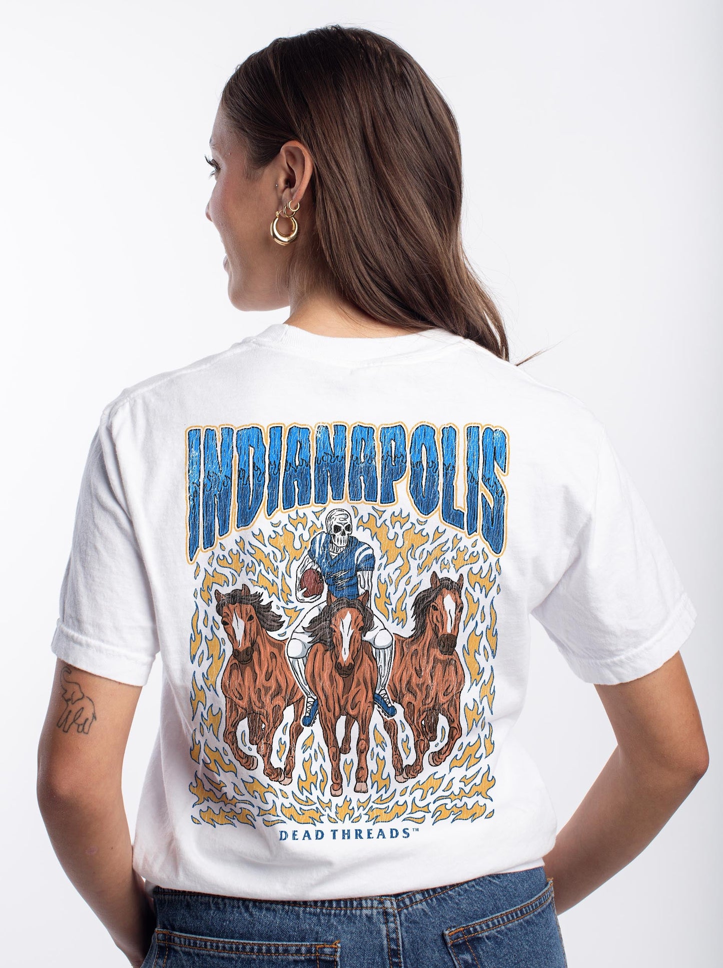 INDIANAPOLIS FOOTBALL - “DT ESSENTIAL" PREMIUM T - SHIRT – T-Shirt – Dead Threads Apparel