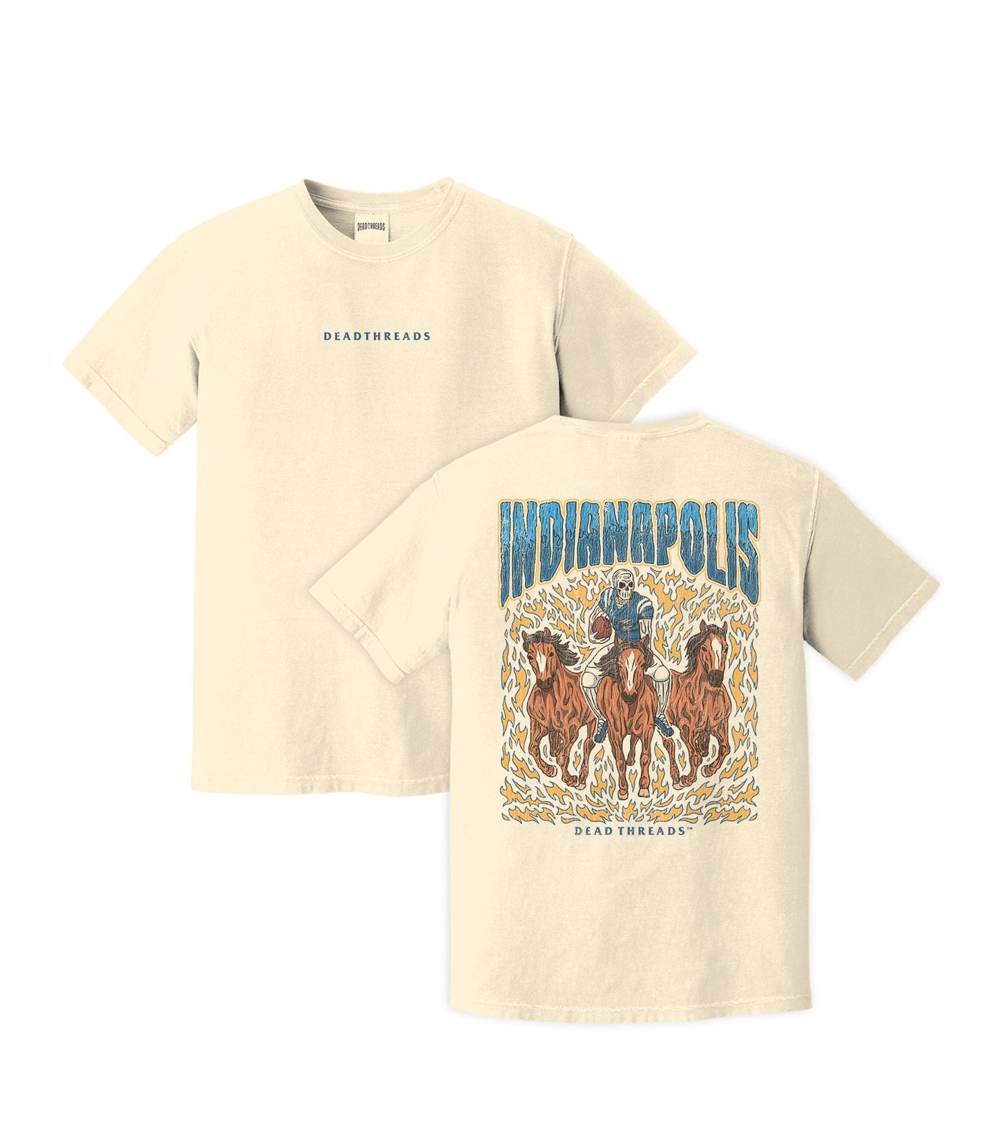 INDIANAPOLIS FOOTBALL - “DT ESSENTIAL" PREMIUM T - SHIRT – T-Shirt – Dead Threads Apparel