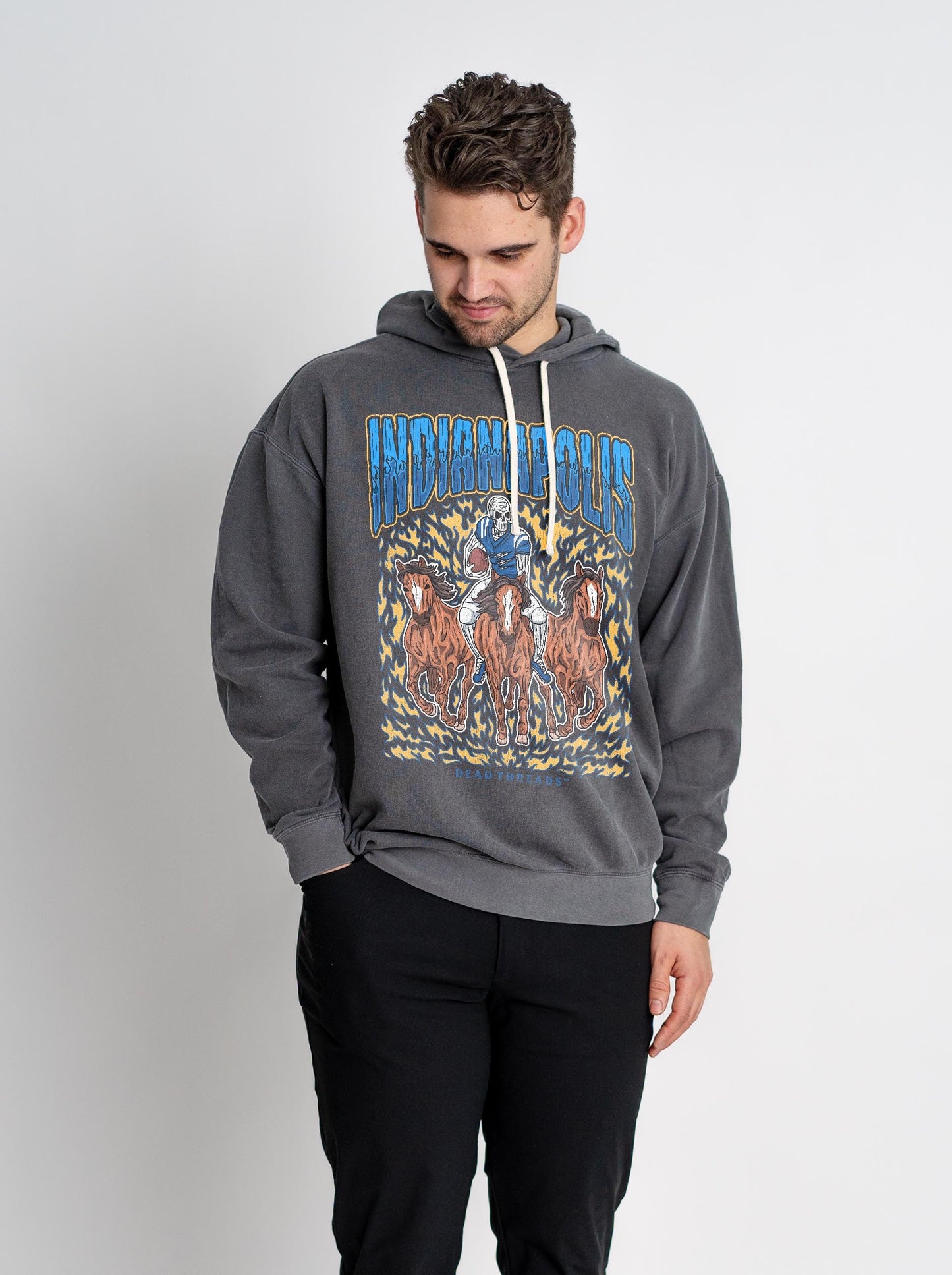 INDIANAPOLIS FOOTBALL - LIGHTWEIGHT HOODIE – Lightweight – Dead Threads Apparel