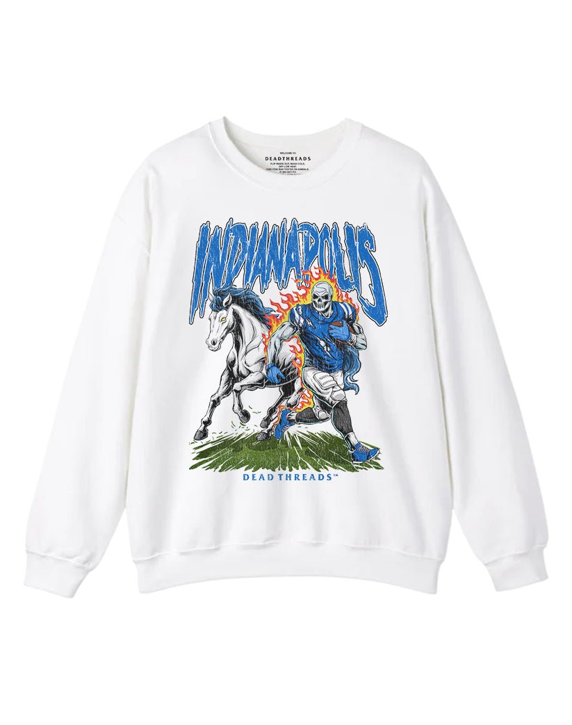 INDIANAPOLIS FOOTBALL v2 CREWNECK SWEATSHIRT – Sweatshirt – Dead Threads Apparel