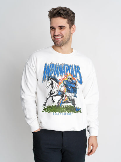 INDIANAPOLIS FOOTBALL v2 CREWNECK SWEATSHIRT – Sweatshirt – Dead Threads Apparel