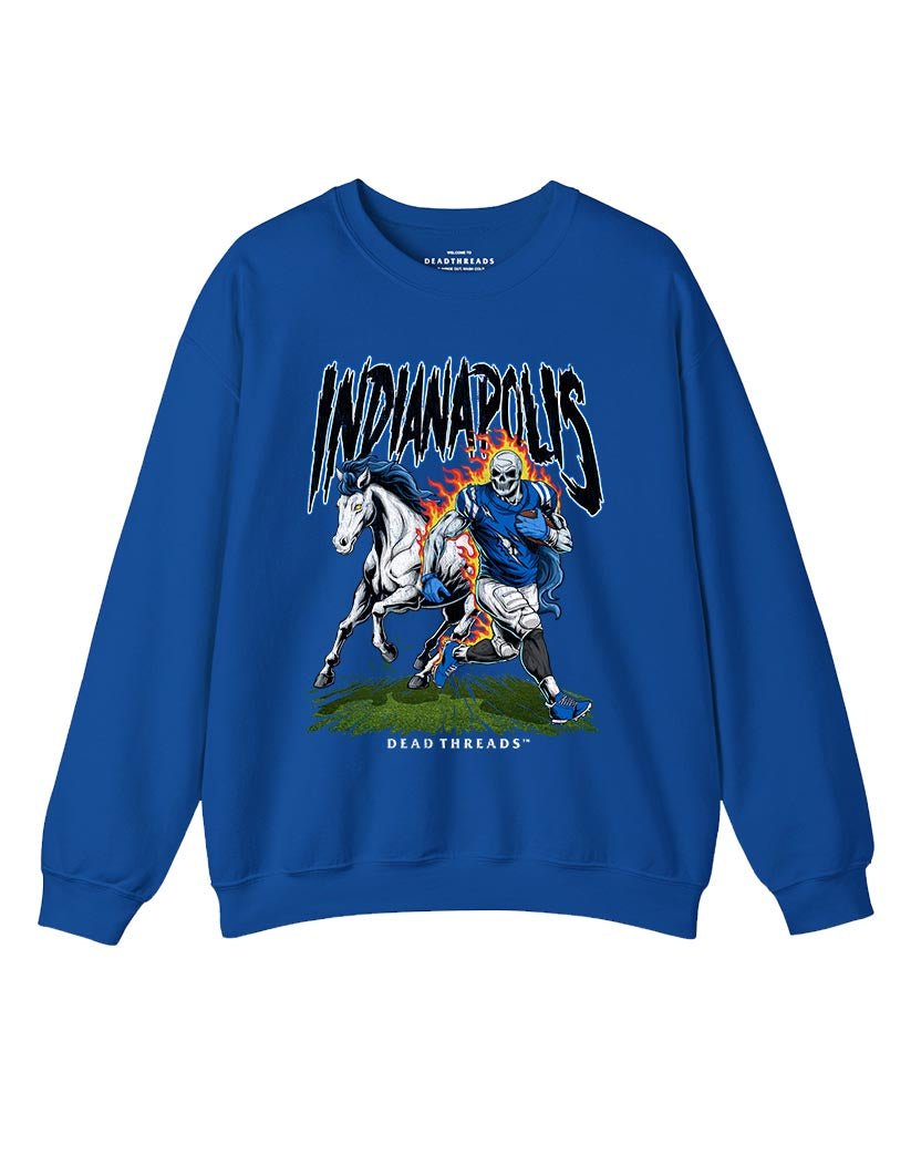INDIANAPOLIS FOOTBALL v2 CREWNECK SWEATSHIRT – Sweatshirt – Dead Threads Apparel