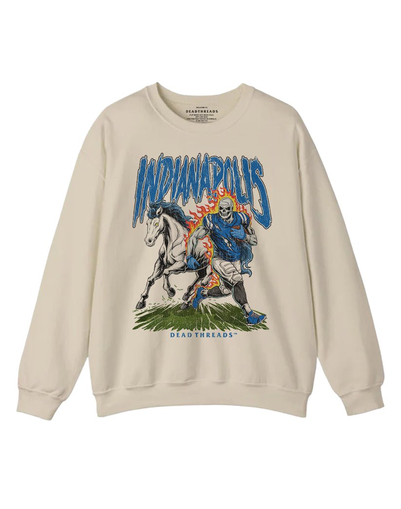 INDIANAPOLIS FOOTBALL v2 CREWNECK SWEATSHIRT – Sweatshirt – Dead Threads Apparel