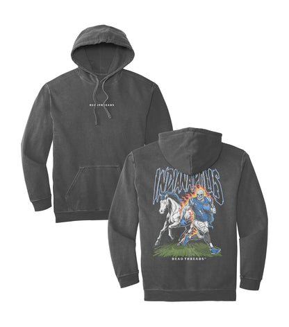 INDIANAPOLIS FOOTBALL v2 - “DT ESSENTIAL" HOODIE – Hoodie – Dead Threads Apparel