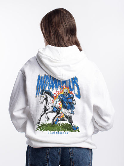 INDIANAPOLIS FOOTBALL v2 - “DT ESSENTIAL" HOODIE – Hoodie – Dead Threads Apparel