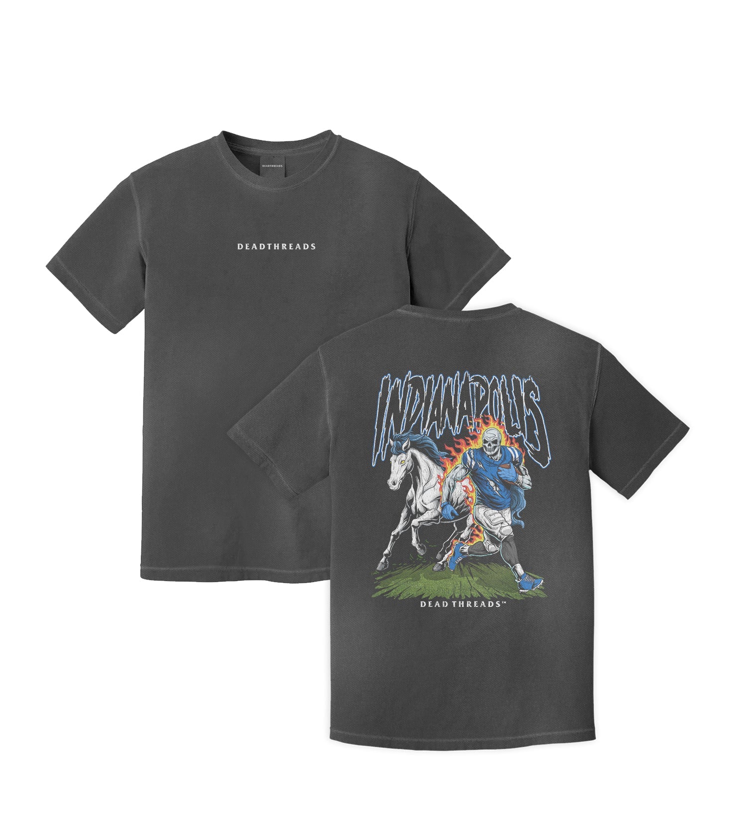 INDIANAPOLIS FOOTBALL v2 - “DT ESSENTIAL" PREMIUM T - SHIRT – T-Shirt – Dead Threads Apparel