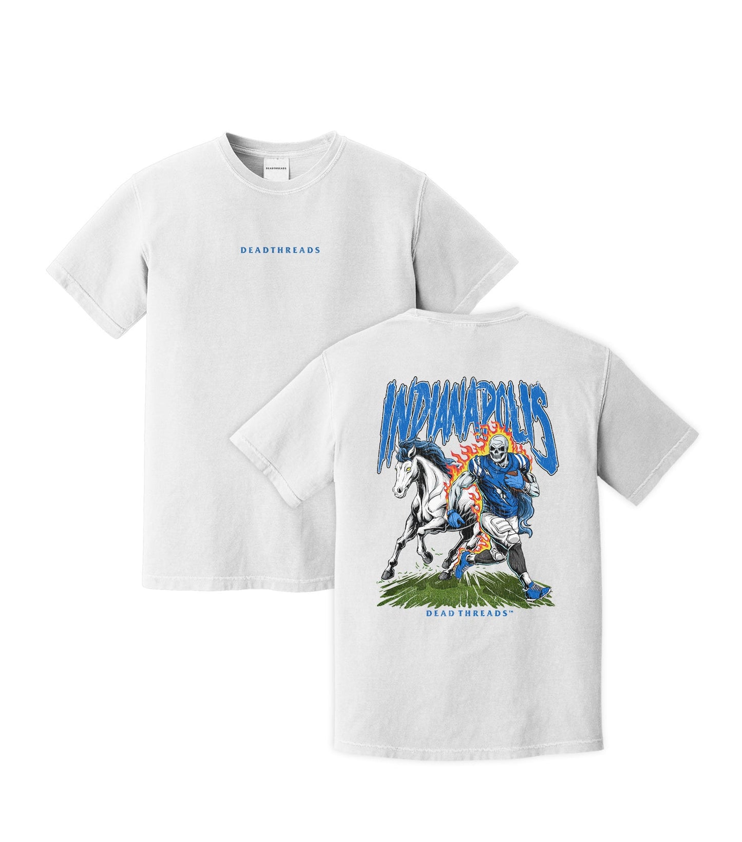 INDIANAPOLIS FOOTBALL v2 - “DT ESSENTIAL" PREMIUM T - SHIRT – T-Shirt – Dead Threads Apparel