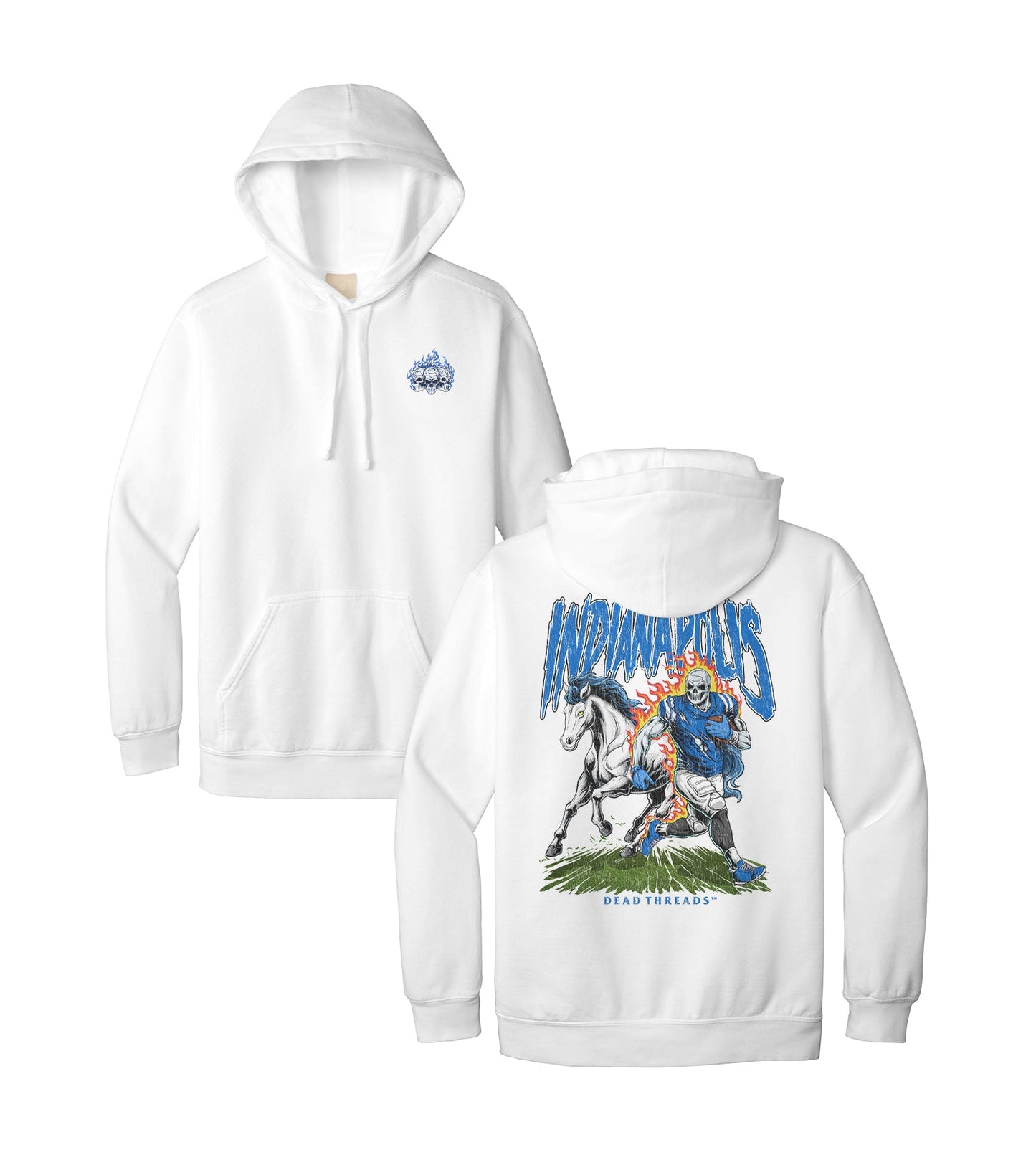 INDIANAPOLIS FOOTBALL v2 - HOODIE – Hoodie – Dead Threads Apparel