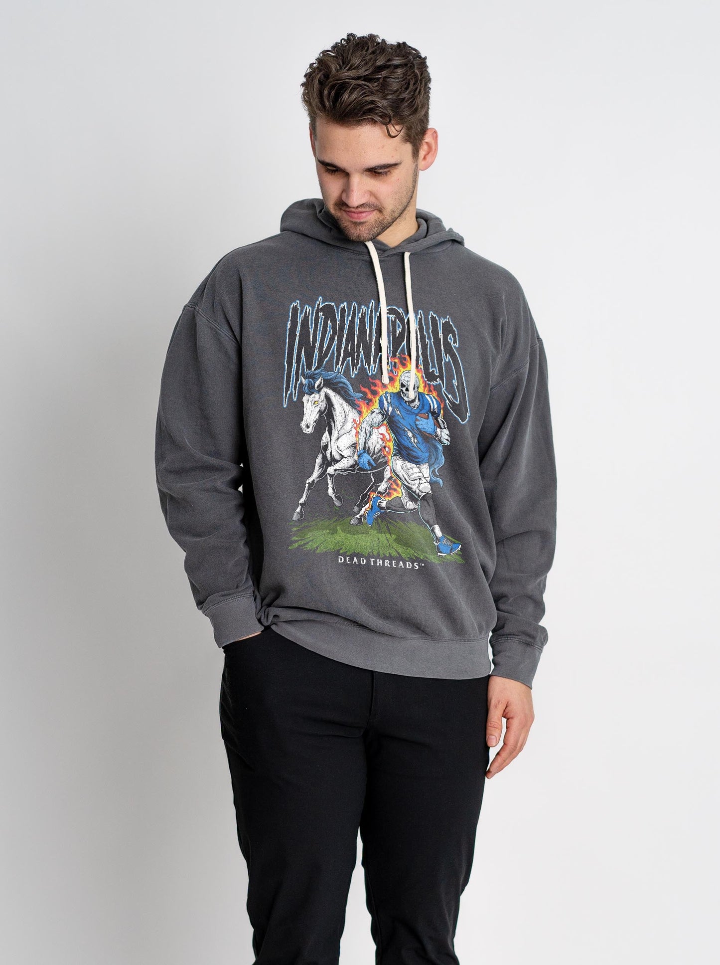 INDIANAPOLIS FOOTBALL v2 - LIGHTWEIGHT HOODIE – Lightweight – Dead Threads Apparel