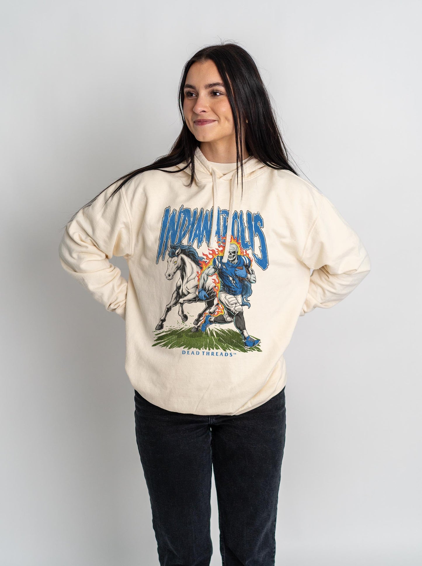 INDIANAPOLIS FOOTBALL v2 - LIGHTWEIGHT HOODIE – Lightweight – Dead Threads Apparel