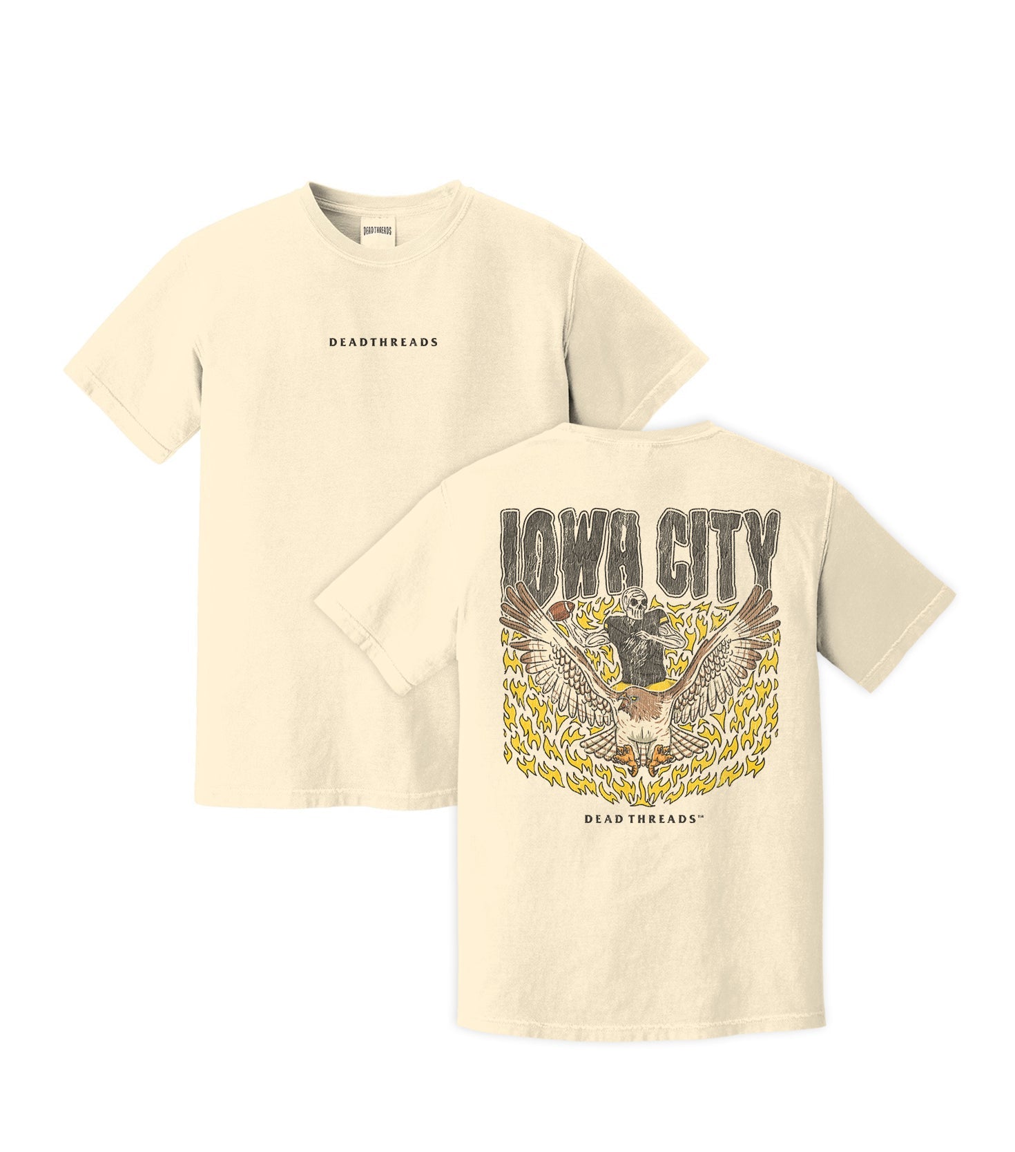 IOWA CITY FOOTBALL - “DT ESSENTIAL" PREMIUM T - SHIRT – T-Shirt – Dead Threads Apparel