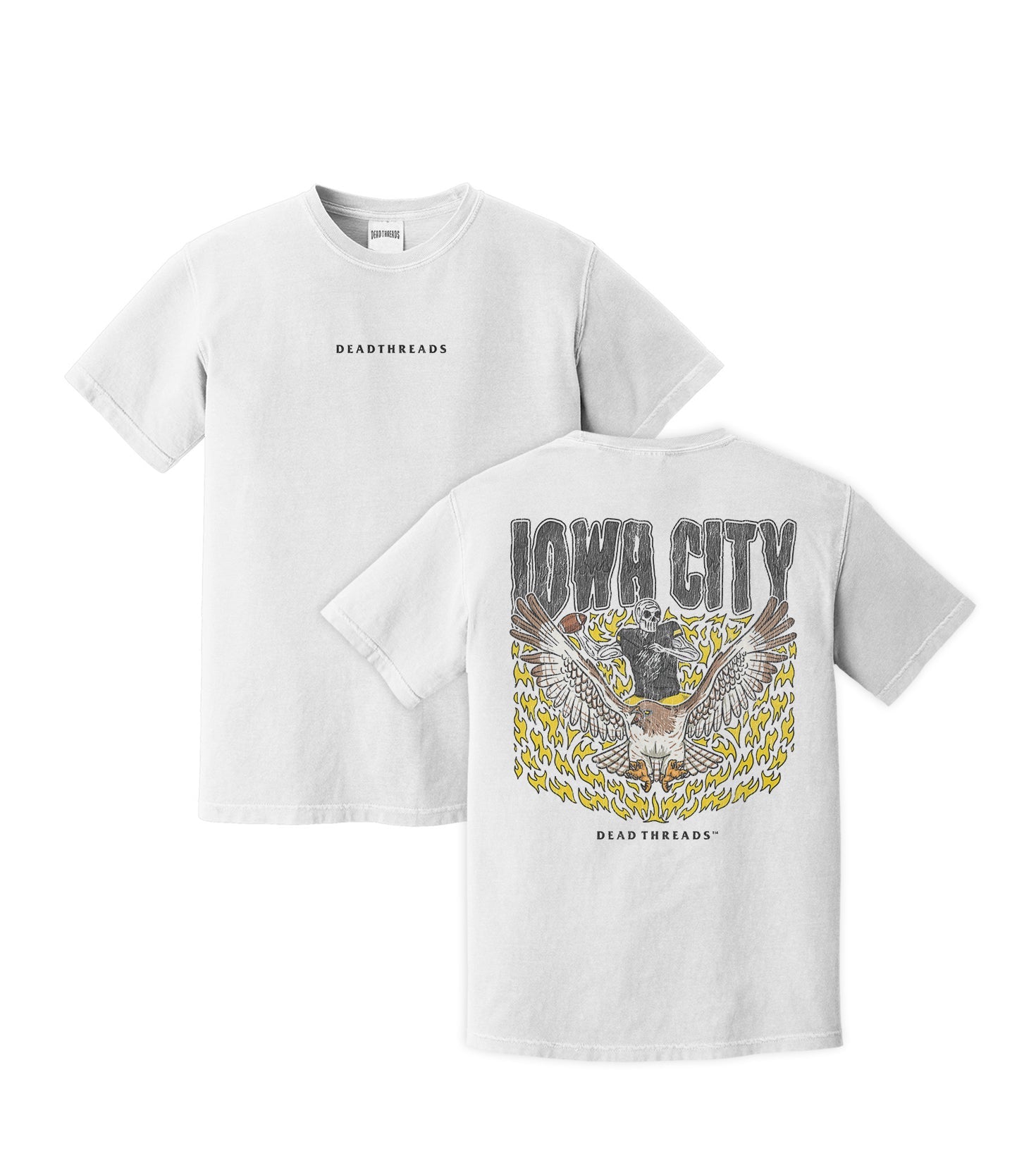 IOWA CITY FOOTBALL - “DT ESSENTIAL" PREMIUM T - SHIRT – T-Shirt – Dead Threads Apparel