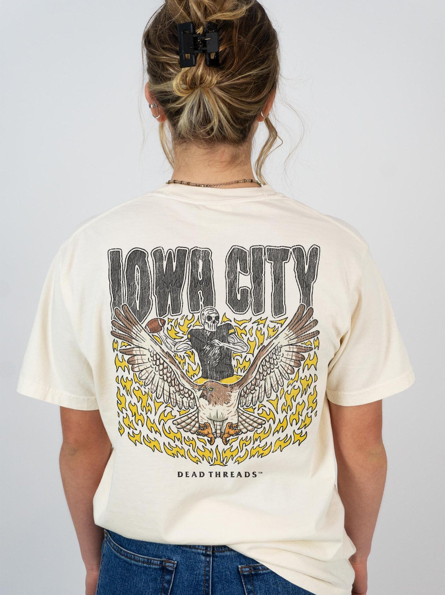 IOWA CITY FOOTBALL - “DT ESSENTIAL" PREMIUM T - SHIRT – T-Shirt – Dead Threads Apparel