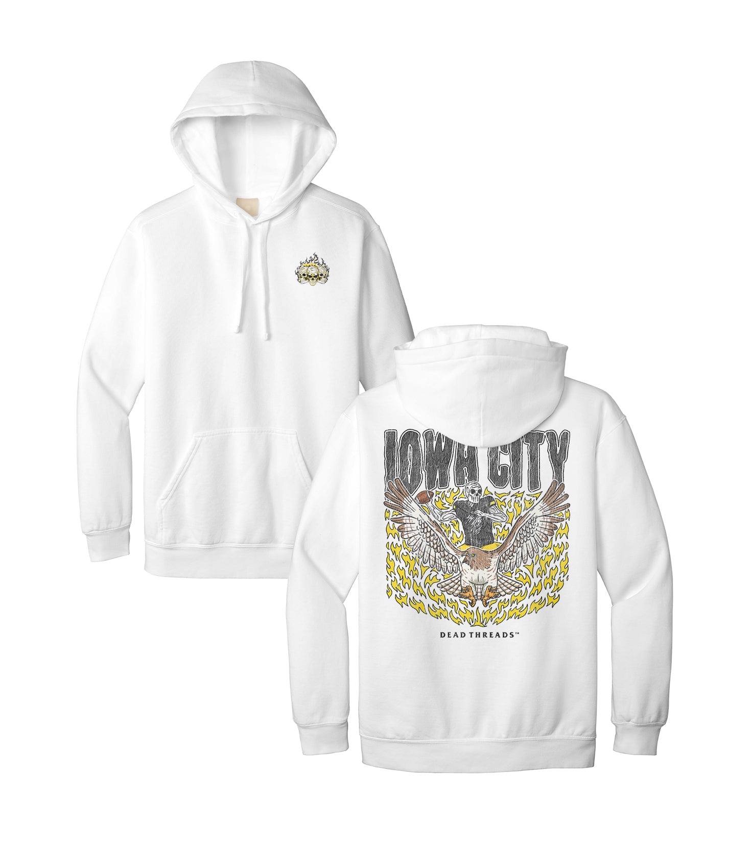 IOWA CITY FOOTBALL - HOODIE – Hoodie – Dead Threads Apparel