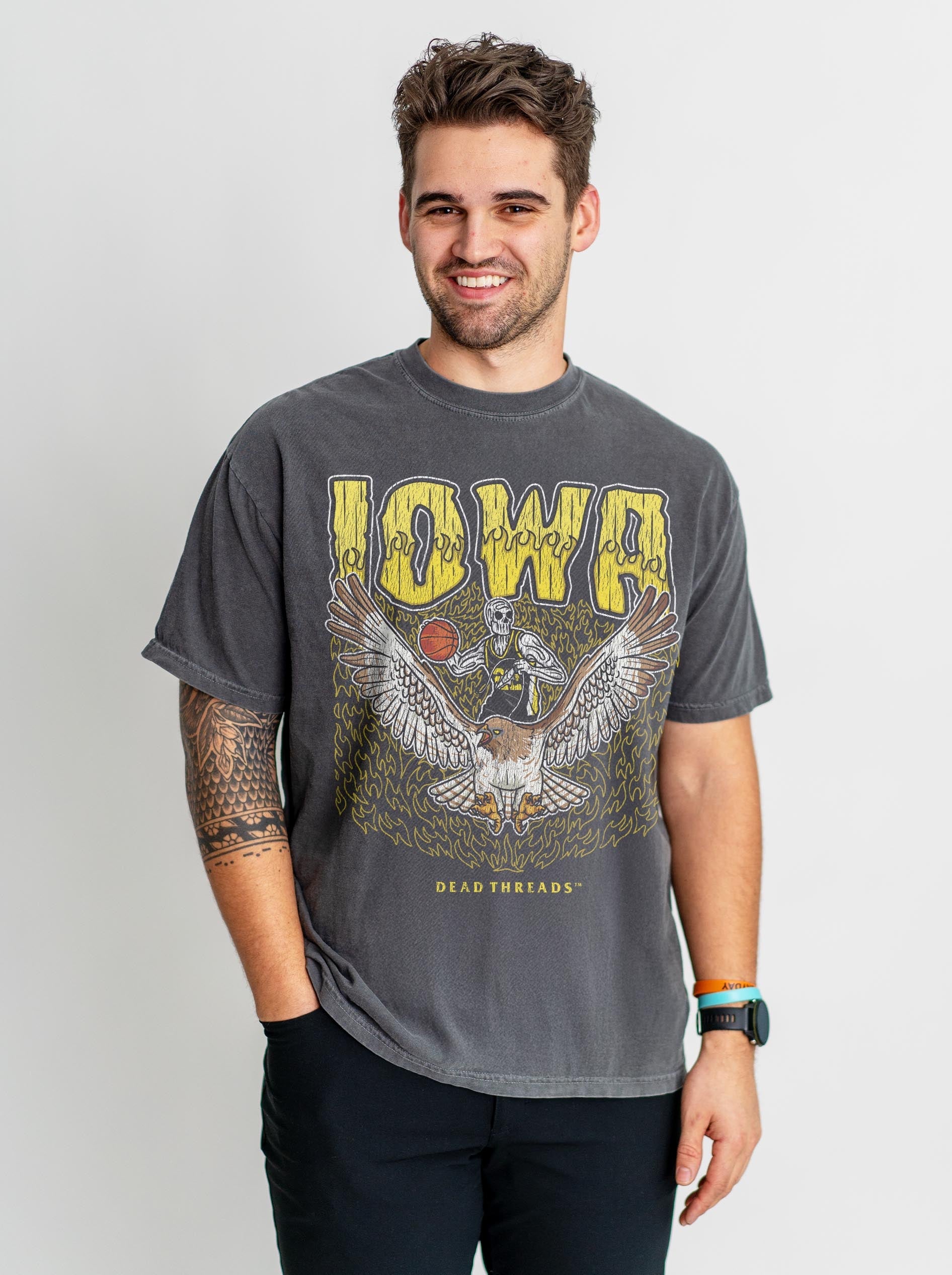 IOWA CITY FOOTBALL – T-Shirt – Dead Threads Apparel